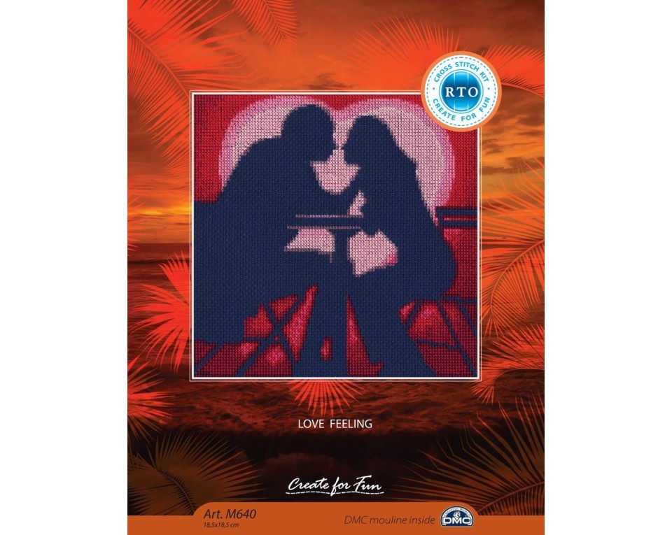Cross-stitch kits "Love feeling", Article: M640