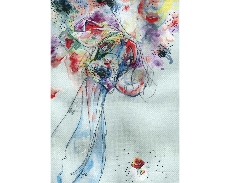 Cross-stitch kits "Color outside your lines", Article: M703