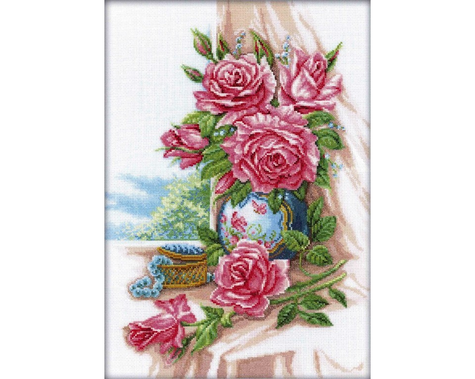 Cross-Stitch Kit "Gorgeous roses", Article: M274