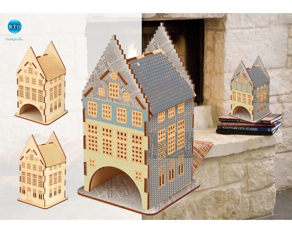 Plywood form "Tea house" "Buratini", Article: DZ20009