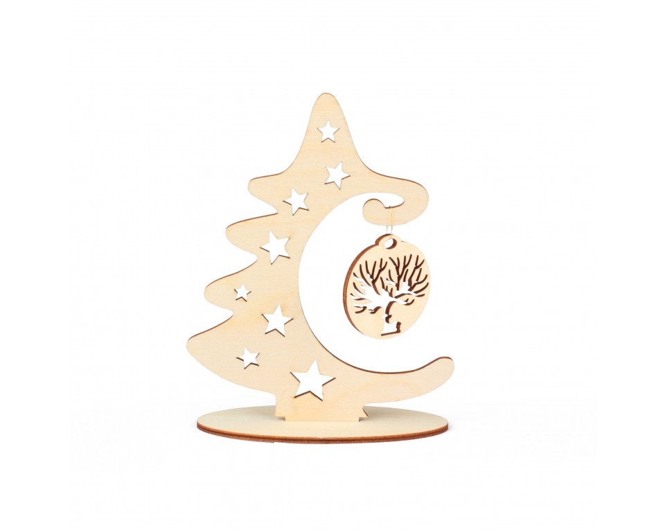 Plywood form - Christmas pendant "Buratini", Article: DZ90020