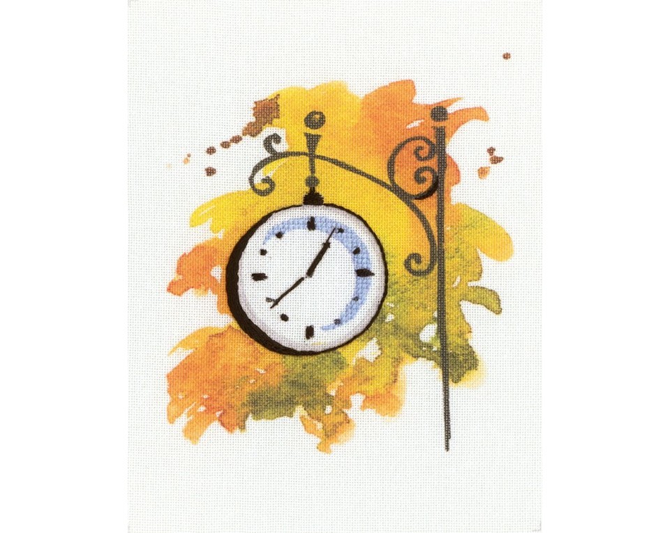 Cross-stitch kits with printed background "Paint by Threads", Article: DT-C003