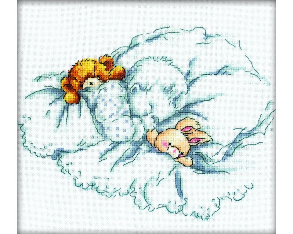 Cross-Stitch Kit "Baby sleeps", Article: M159-T