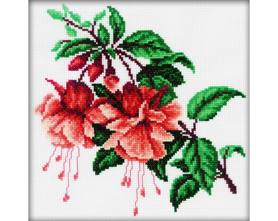 Cross-Stitch Kit "Fuchsia", Article: M144
