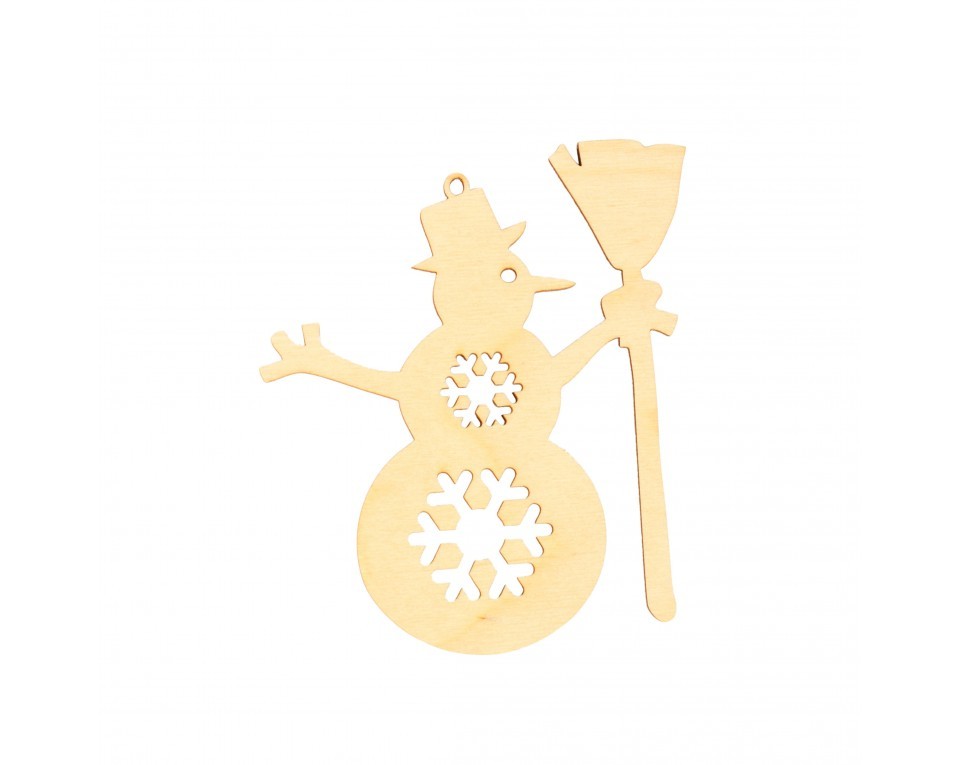 Plywood form - Christmas pendant "Buratini", Article: DZ90062