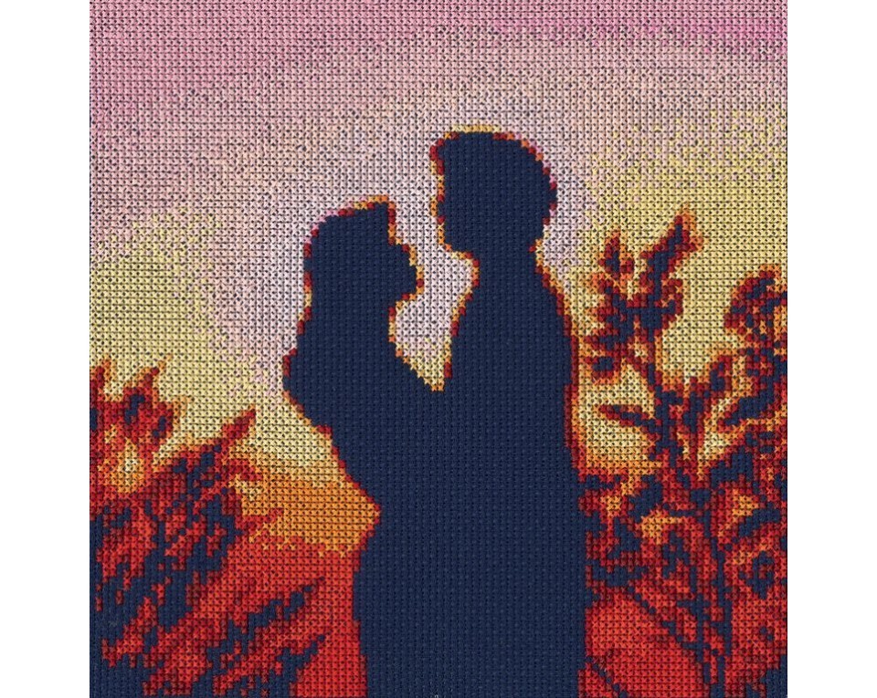 Cross-stitch kits "Meeting at sunset", Article: M639