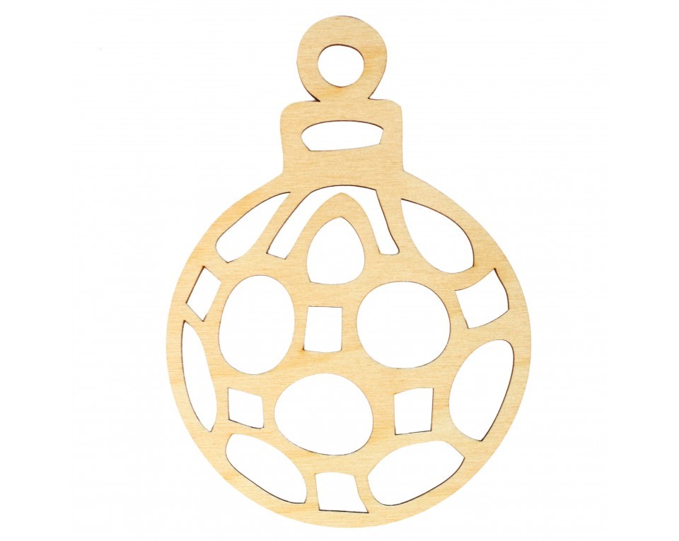 Plywood form - Christmas pendant "Buratini", Article: DZ90025