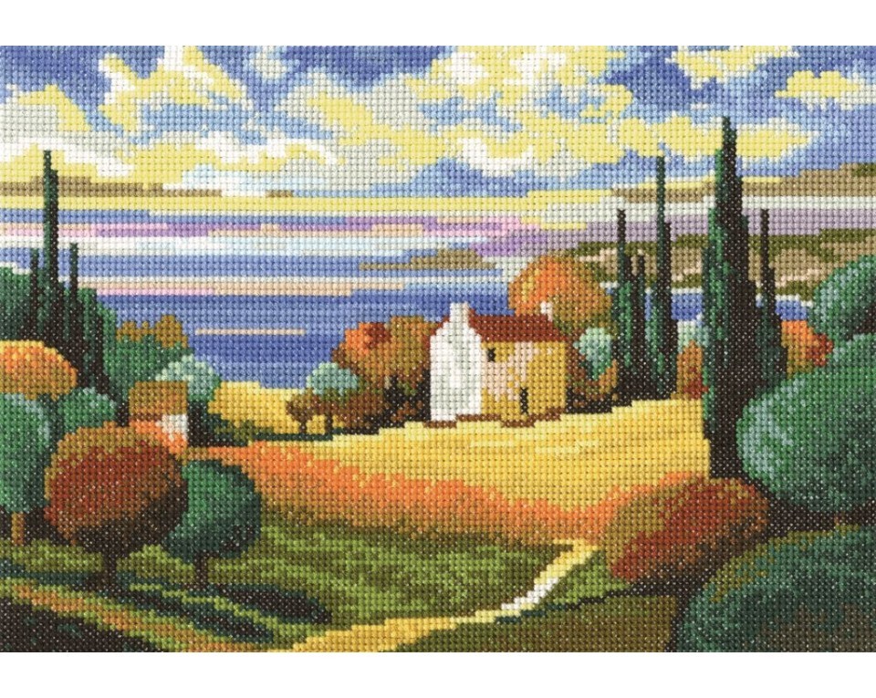 Cross-Stitch Kit "Sunny Tuscany", Article: M355