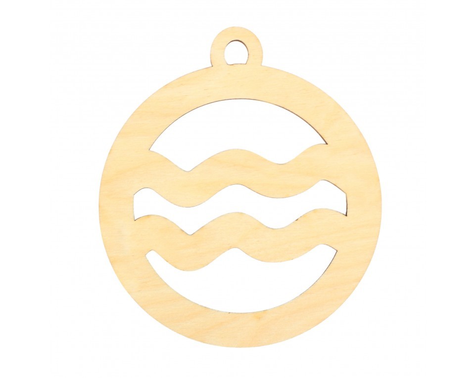 Plywood form - Christmas pendant "Buratini", Article: DZ90010
