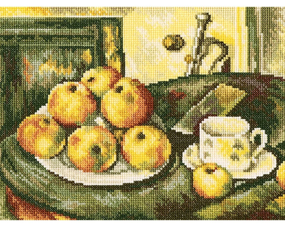 Cross-Stitch Kit "Still life with apples", Article: M411