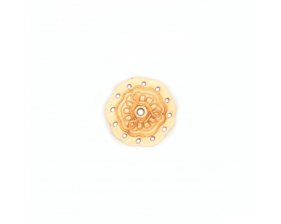 Plywood form - decorative buttons "Buratini", Article: DZ40007