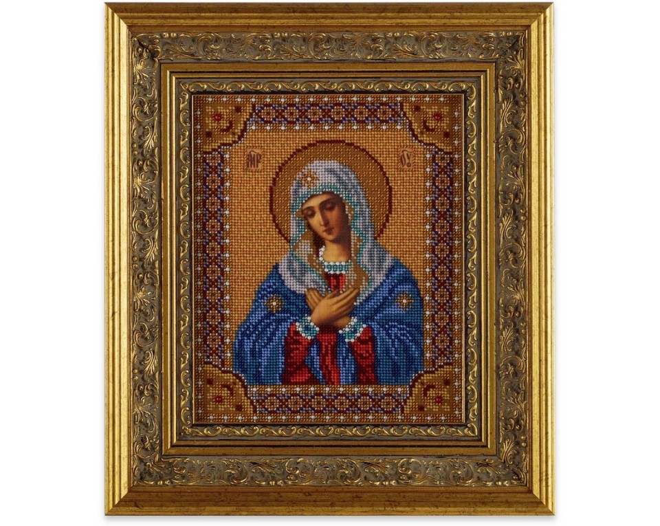 Icon beaded embroidery kit "Our Lady of Tenderness", Article: RB-153
