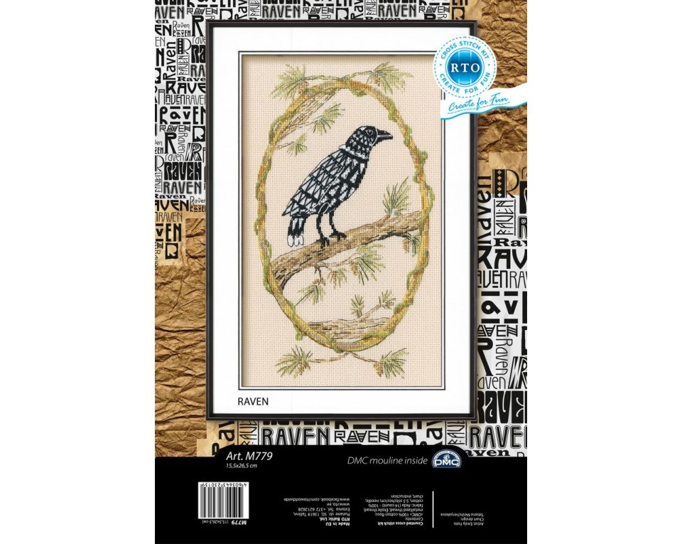 Cross-stitch kit "Raven", Article: M779