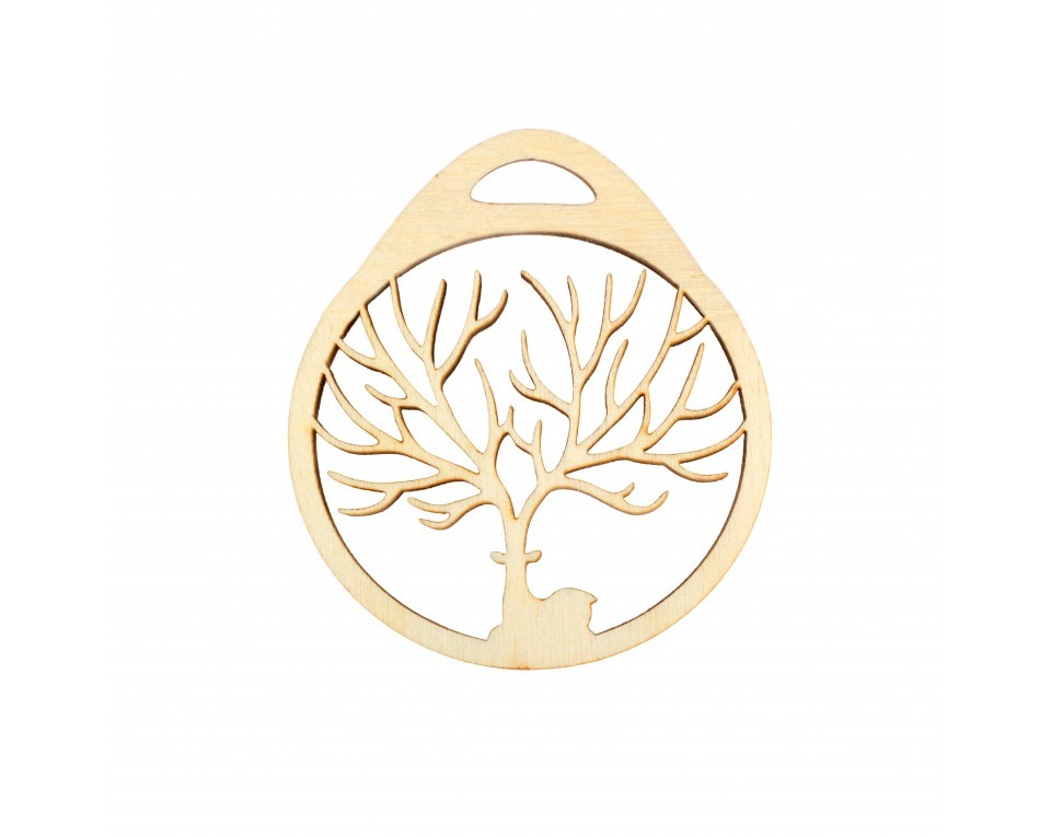Plywood form - pendant "Buratini", Article: DZ50033