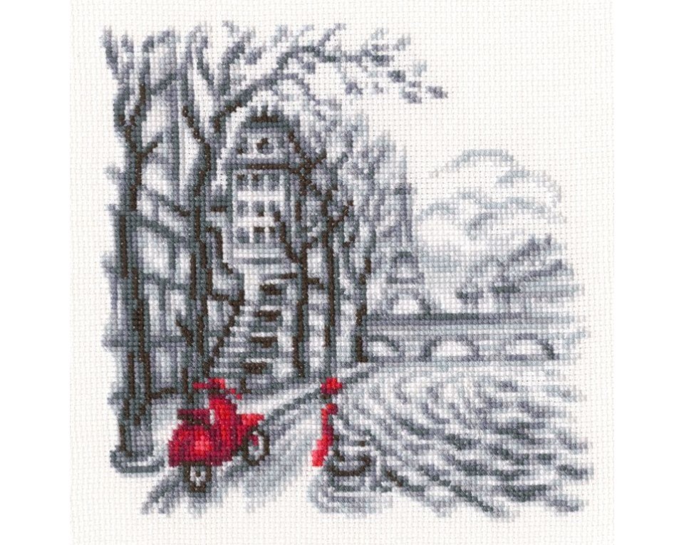 Cross-stitch kit "On the streets of Paris", Article: C330