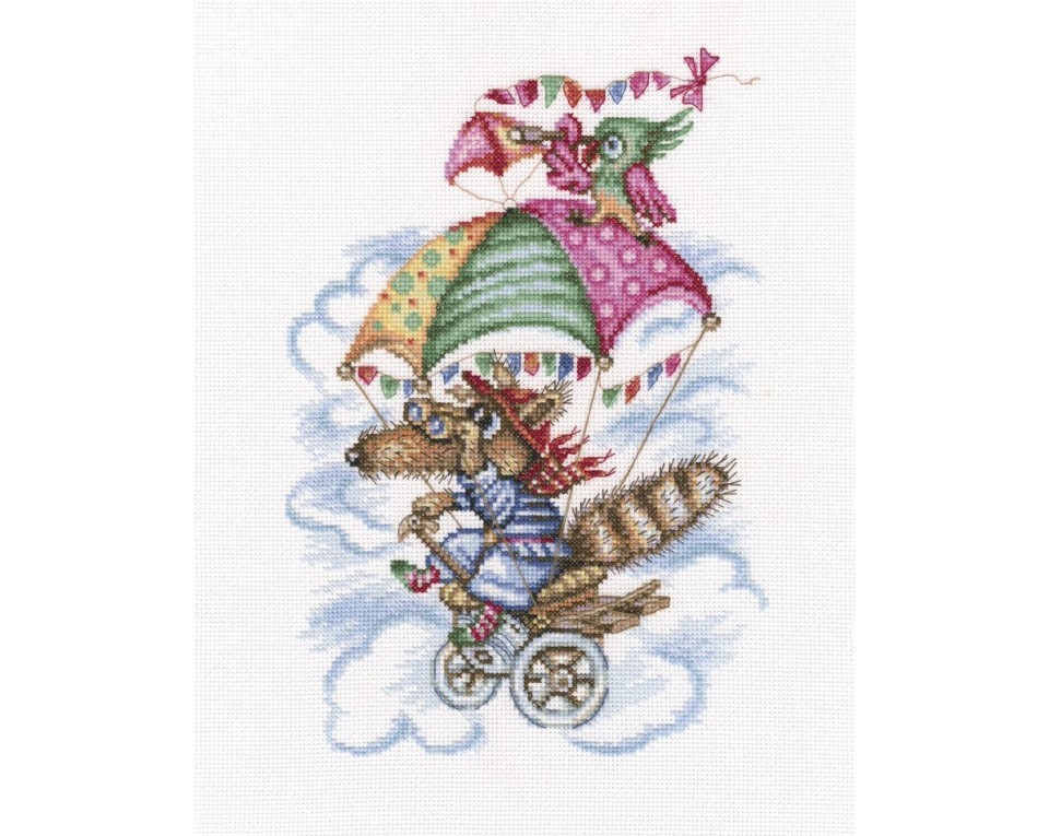 Cross-stitch kit "Rolind the world trip", Article: M562