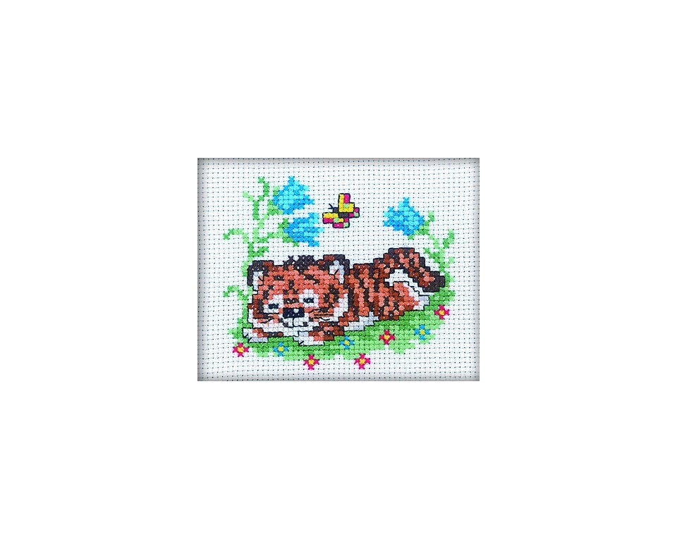 Cross-Stitch Kit "Happy Kitten", Article: H141