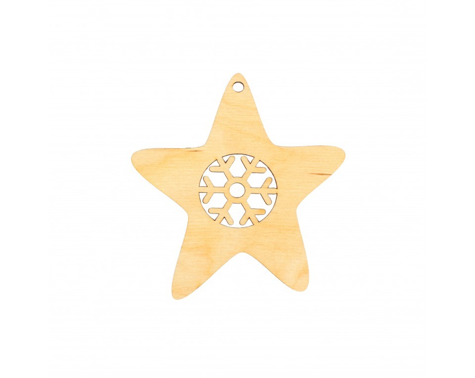 Plywood form - Christmas pendant "Buratini", Article: DZ90053