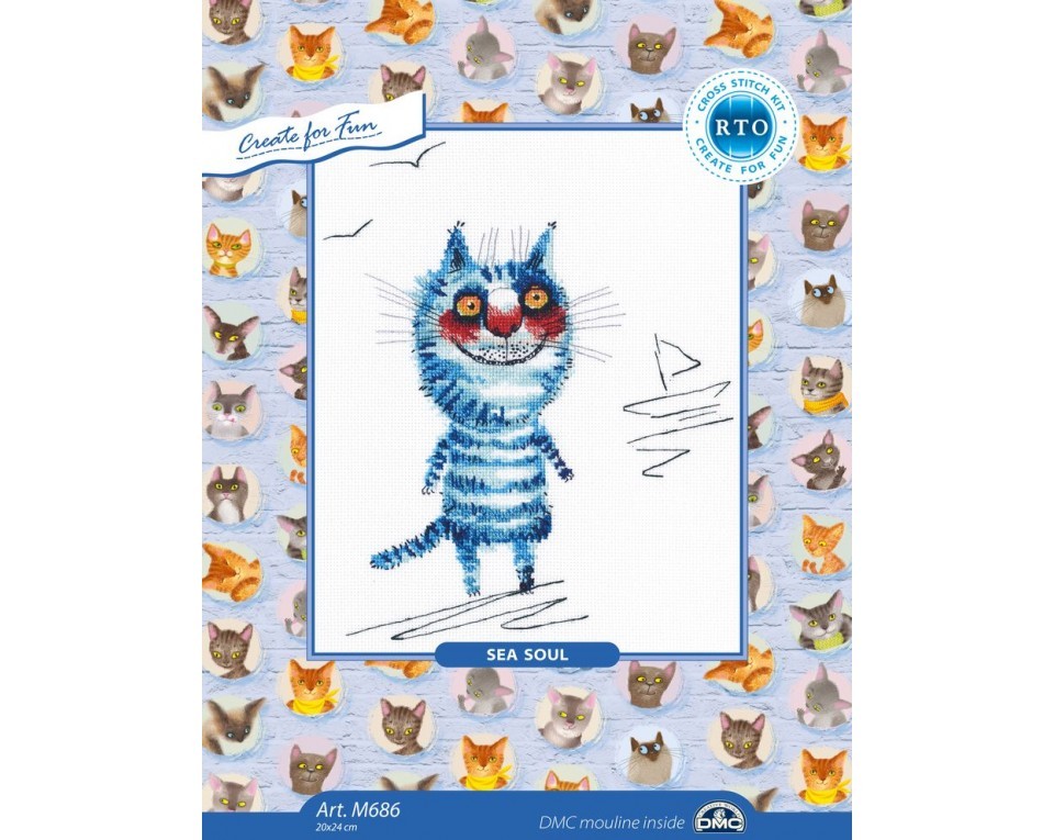 Cross-stitch kit "Sea  soul", Article: M686