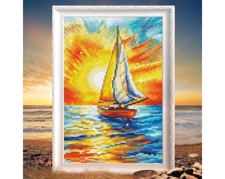Sail at sunset, Article: DE7186