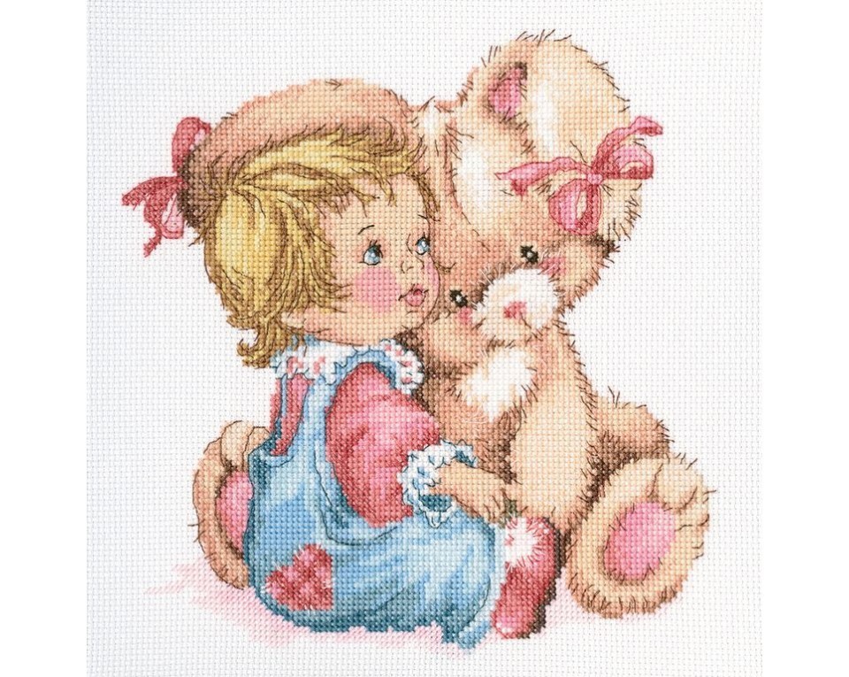 Cross-stitch kits "Tender bunny", Article: M663