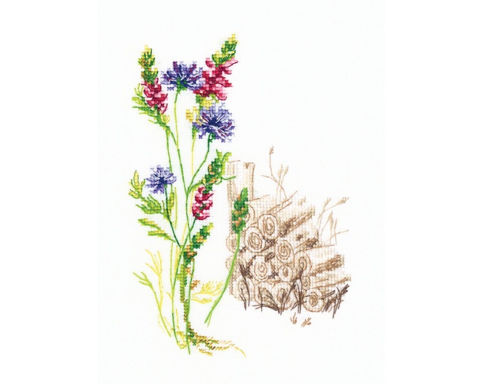 Cross-stitch kit "Bloomy herbs", Article: M778