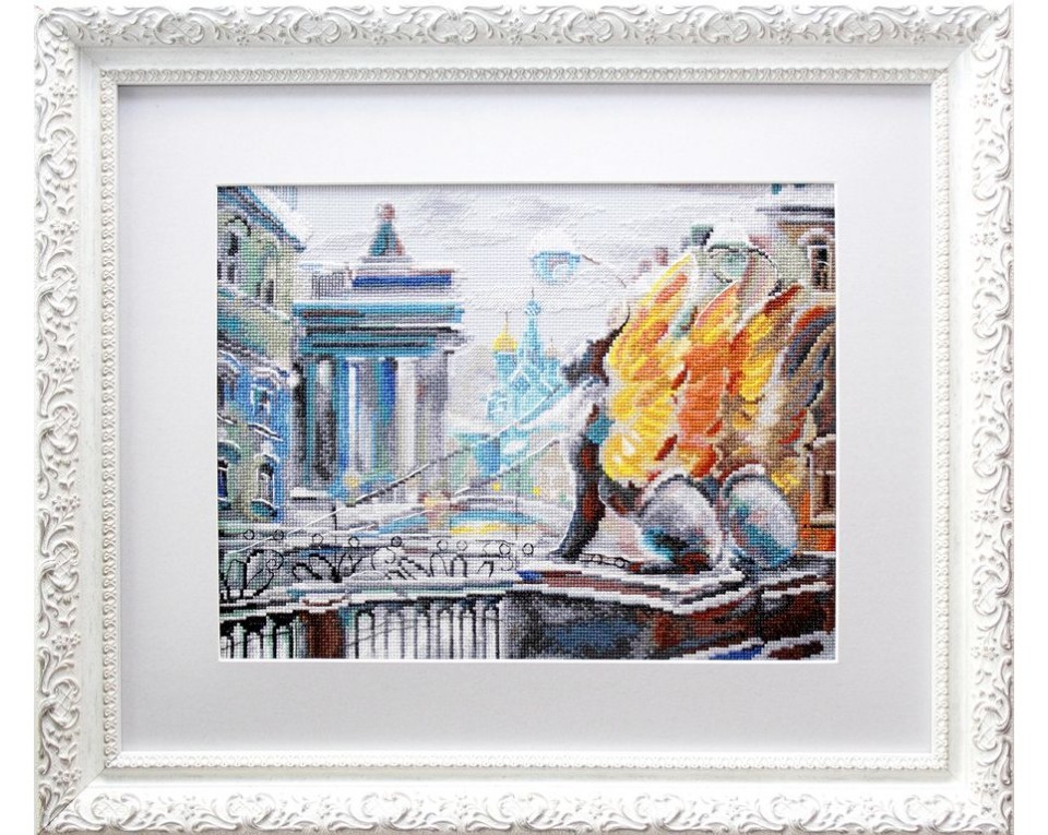 Cross-stitch kits "Statuesque griffons", Article: M591