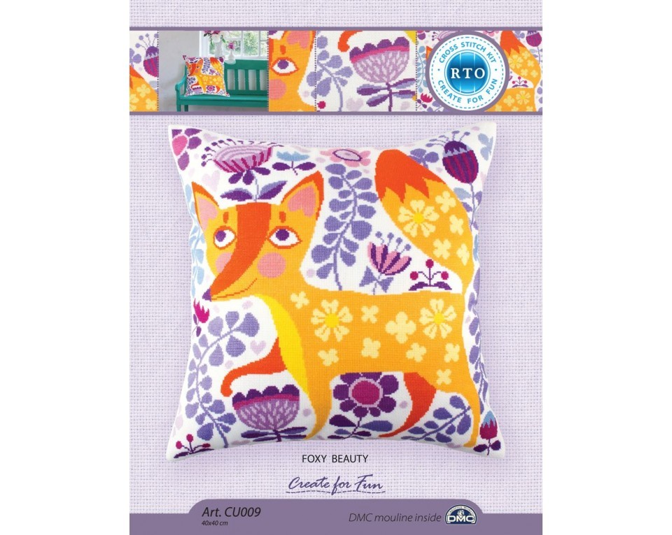 Cross-stitch kit "Foxy beauty", Article: CU009