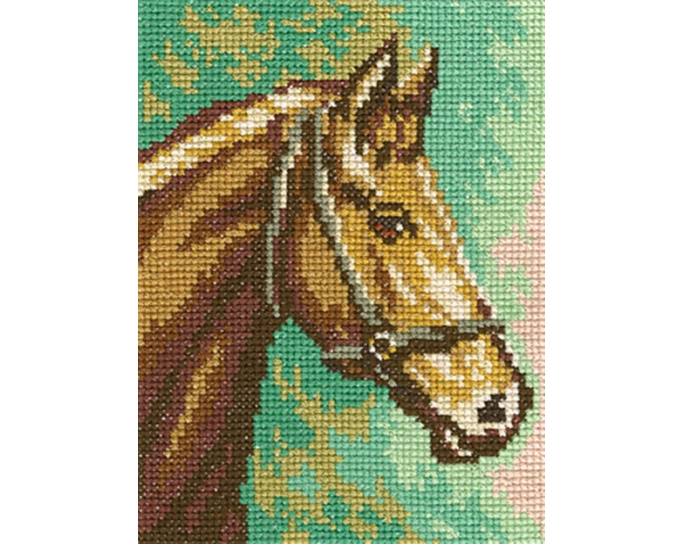 Cross-Stitch Kit "Chestnut horse", Article: C172