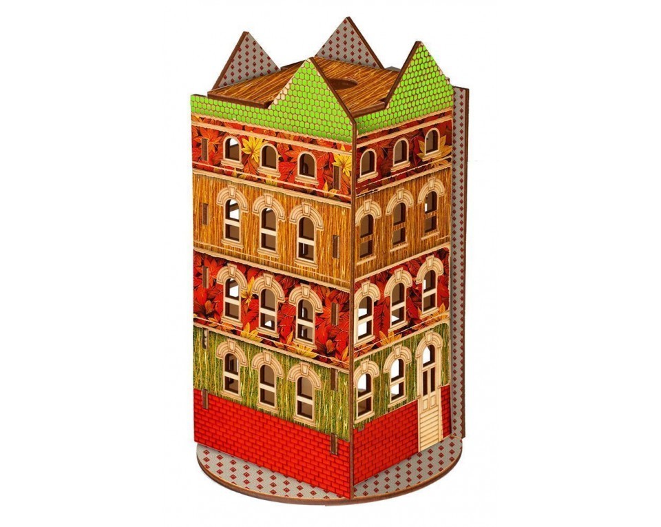 Plywood form "Tea house" "Buratini", Article: DZ20010