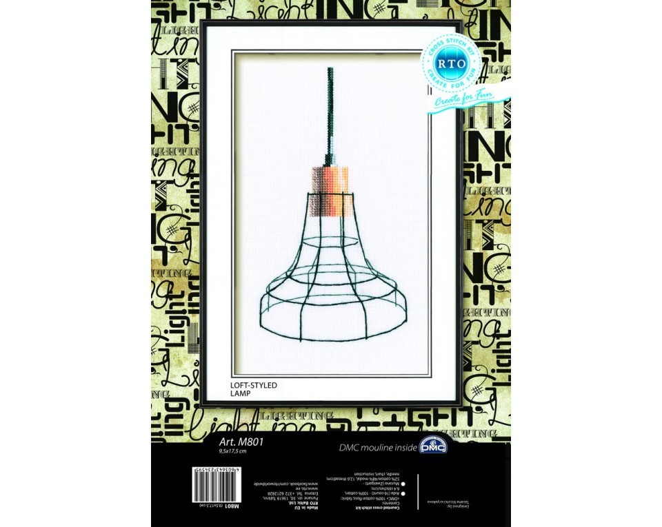 Cross-stitch kits "Loft-styled lamp", Article: M801