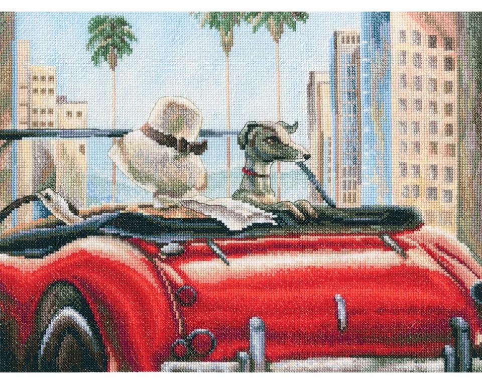 Cross-stitch kit "Glamorous life", Article: M740