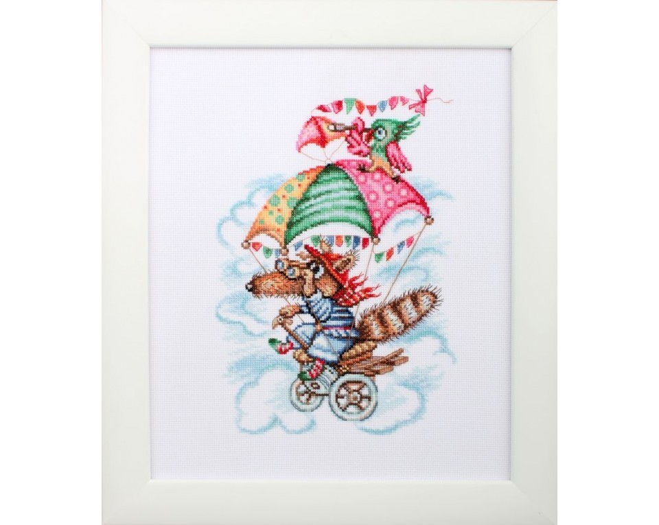 Cross-stitch kit "Rolind the world trip", Article: M562