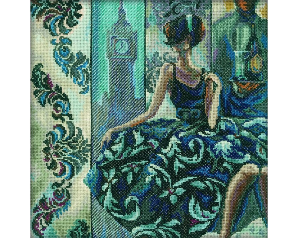 Cross-Stitch Kit "Time for reflection", Article: M235