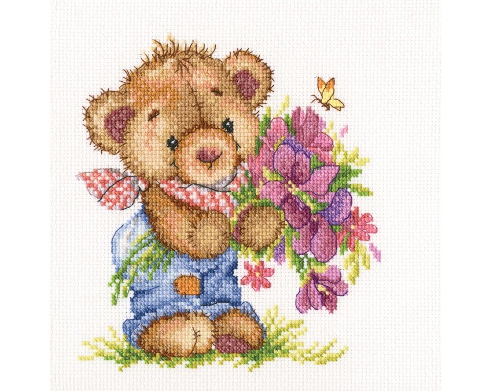 Cross-Stitch Kit "Giving you flowers", Article: C266