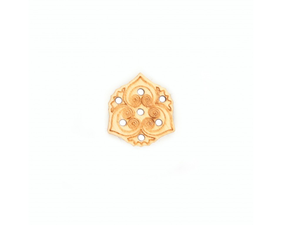 Plywood form - decorative buttons "Buratini", Article: DZ40006