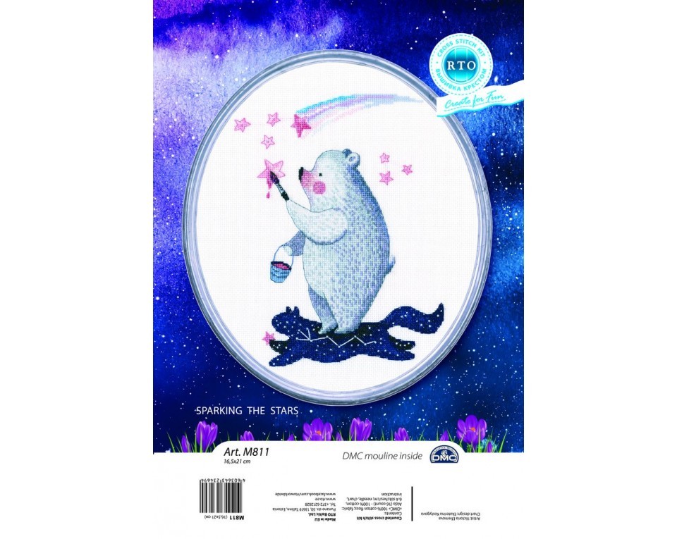 Cross-stitch kits "Sparking the stars", Article: M811