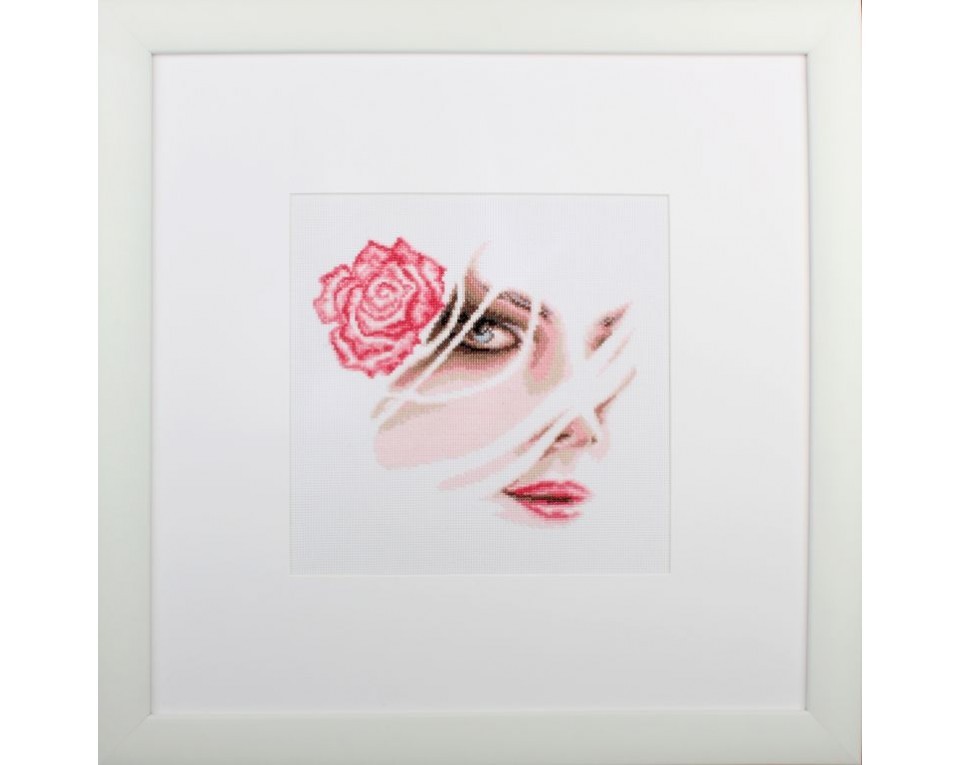 Cross-stitch kit "Coral rose", Article: M567