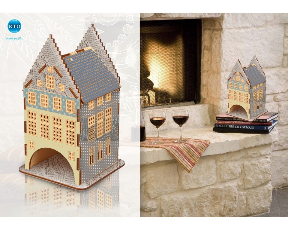 Plywood form "Tea house" "Buratini", Article: DZ20009