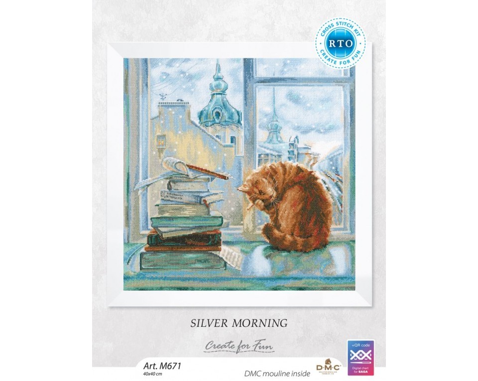 Cross-stitch kits "Silver morning", Article: M671