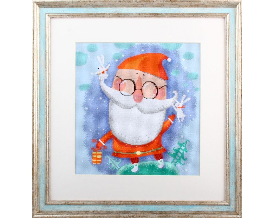 Cross-stitch kits "Cheerful Santa", Article: M647