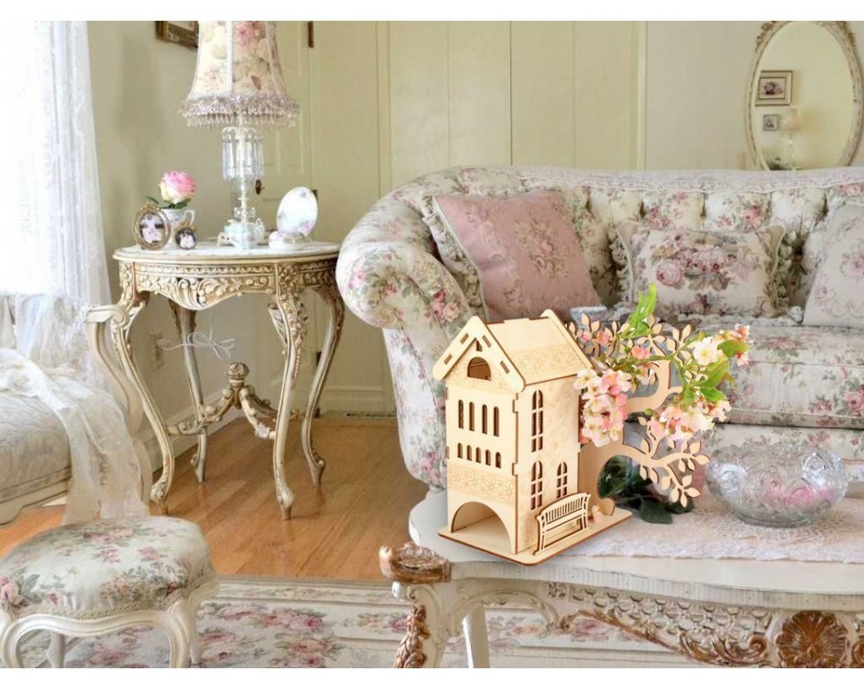Plywood form "Tea house" "Buratini", Article: DZ20007