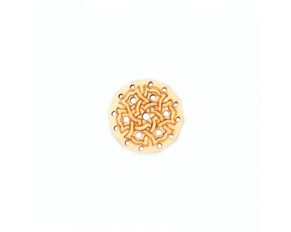 Plywood form - decorative buttons "Buratini", Article: DZ40008