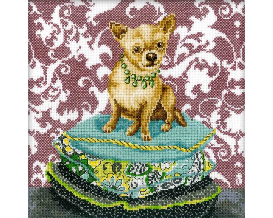 Cross-Stitch Kit "Interior Dogs - Chihuahua Ginger", Article: M266