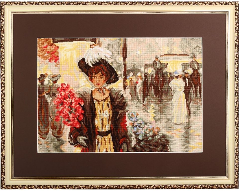 Cross-Stitch Kit "The evening walk", Article: M427