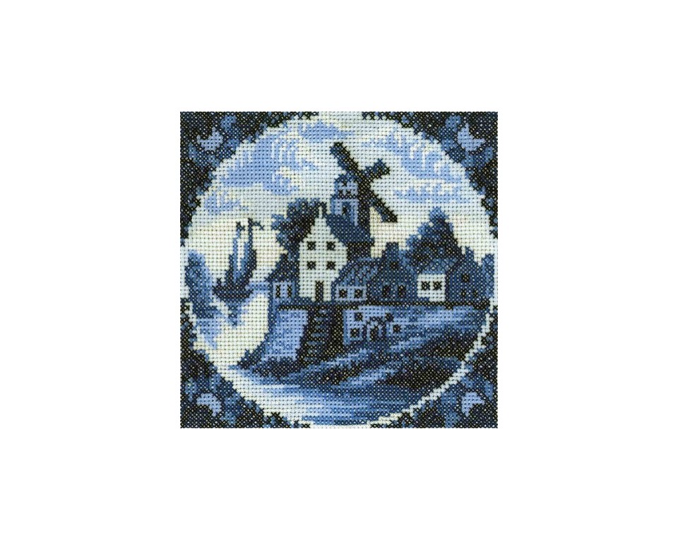 Cross-Stitch Kit "Antique Dutch Tiles", Article: EH312