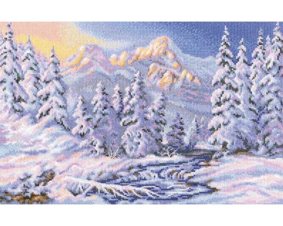 Cross-Stitch Kit "Under a charm of the winter", Article: M602