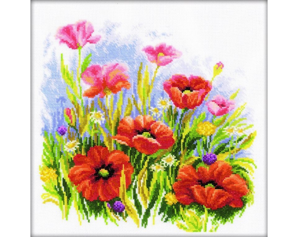 Cross-Stitch Kit "Poppies", Article: M140