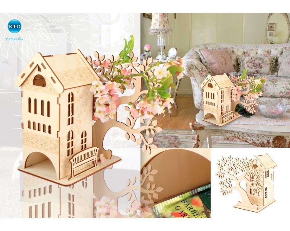 Plywood form "Tea house" "Buratini", Article: DZ20007
