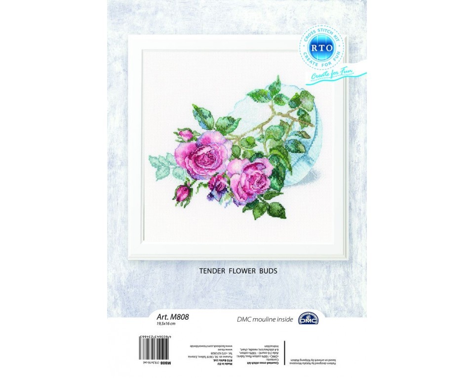 Cross-stitch kits "Tender flower buds", Article: M808